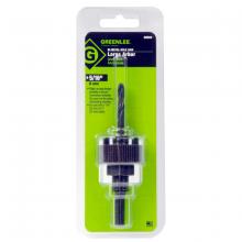 Greenlee 38504 - ARBOR-HOLESAW 3/8" SHANK W/3 FLATS