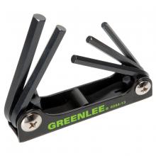 Greenlee 0254-13 - WRENCH,HEX-KEY SET 5 PC STD FOLDING