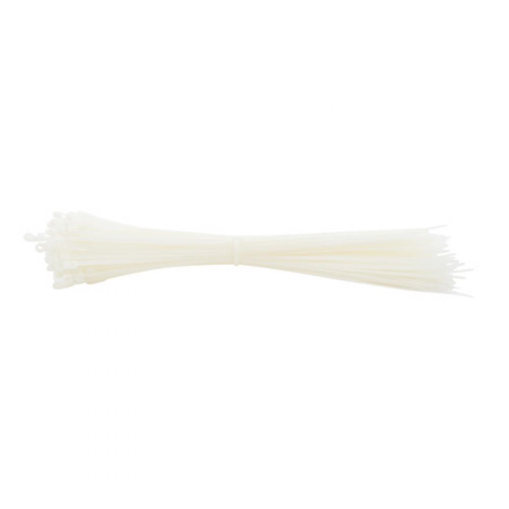 Cable Tie Natural Stl Barb 14&#34; 50lb 100