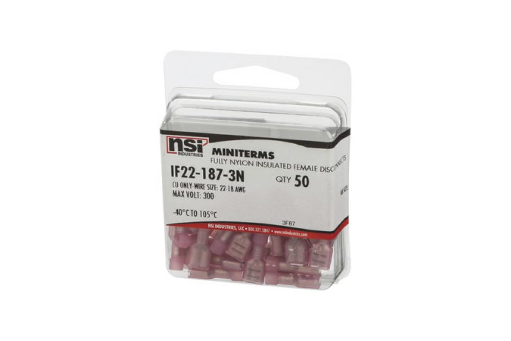 22-18 Full Ins Fem Disc 100 Pk 187x030