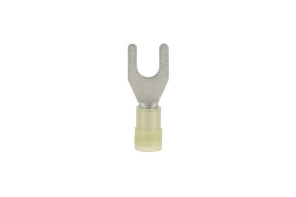 12-10 AWG VYL INSULATED SPADE #6 STUD 500/Bg