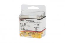 NSi Industries R12-6V - 12-10 Vinyl Ring #6 Stud, 50 Per Pack