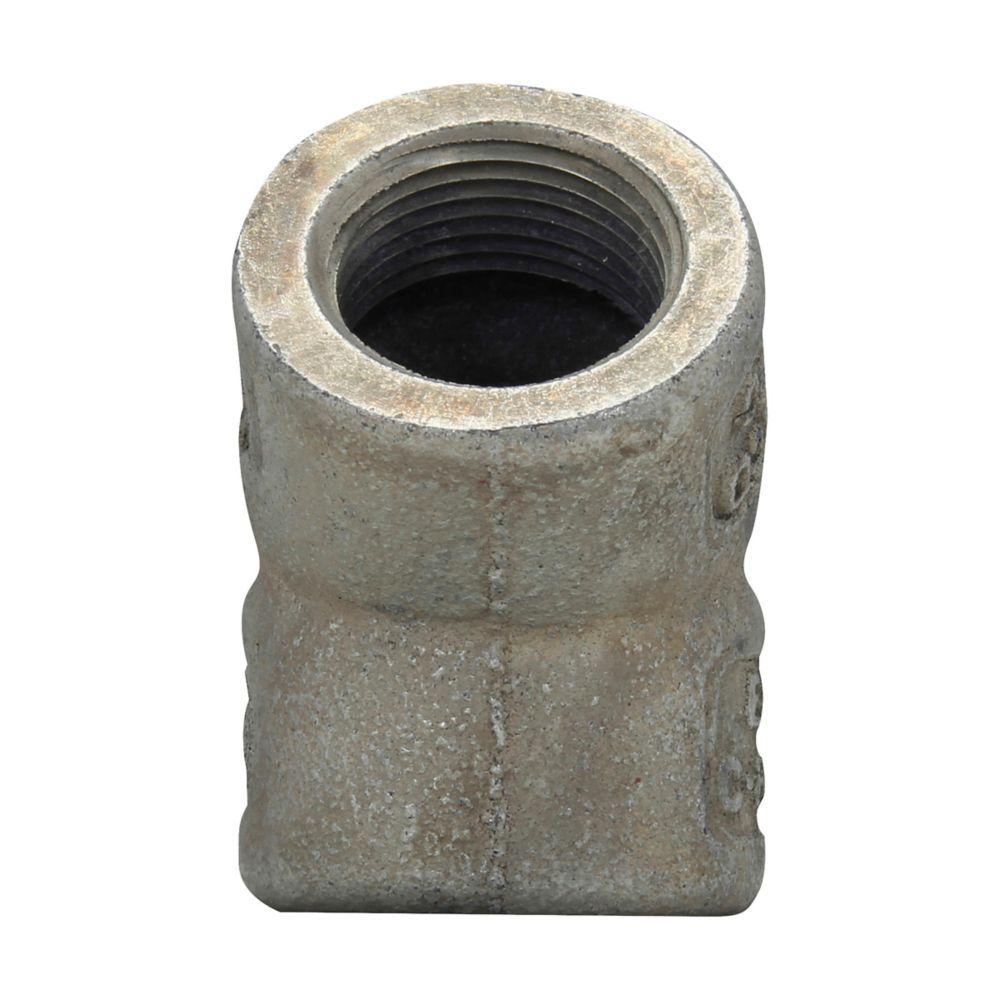 1/2 NPT IRON 45 DEG FEMALE DIV 1 ELBOW