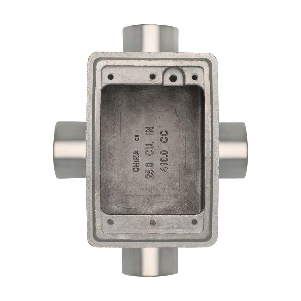 3/4 CONDULET DEVICE BOX & CVR STAINLESS