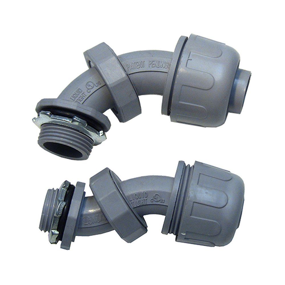 1/2 LT UNIVERSAL 90 DEG CONN NONMETALLIC