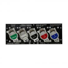 Eaton Crouse-Hinds E0400-1660 - E0400 M 3 POSI PANEL GR WH BK