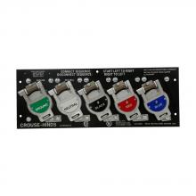 Eaton Crouse-Hinds E0400-1685 - E0400 F 3 POSI PANEL GR WH BK