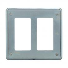 Eaton Crouse-Hinds S232 GFI - TWO GNG SHT STEEL SURF CST DEVICE BX CVR
