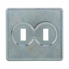 Eaton Crouse-Hinds S322 - TWO GNG SHT STL DPX SURF MT SNAP SWT CVR