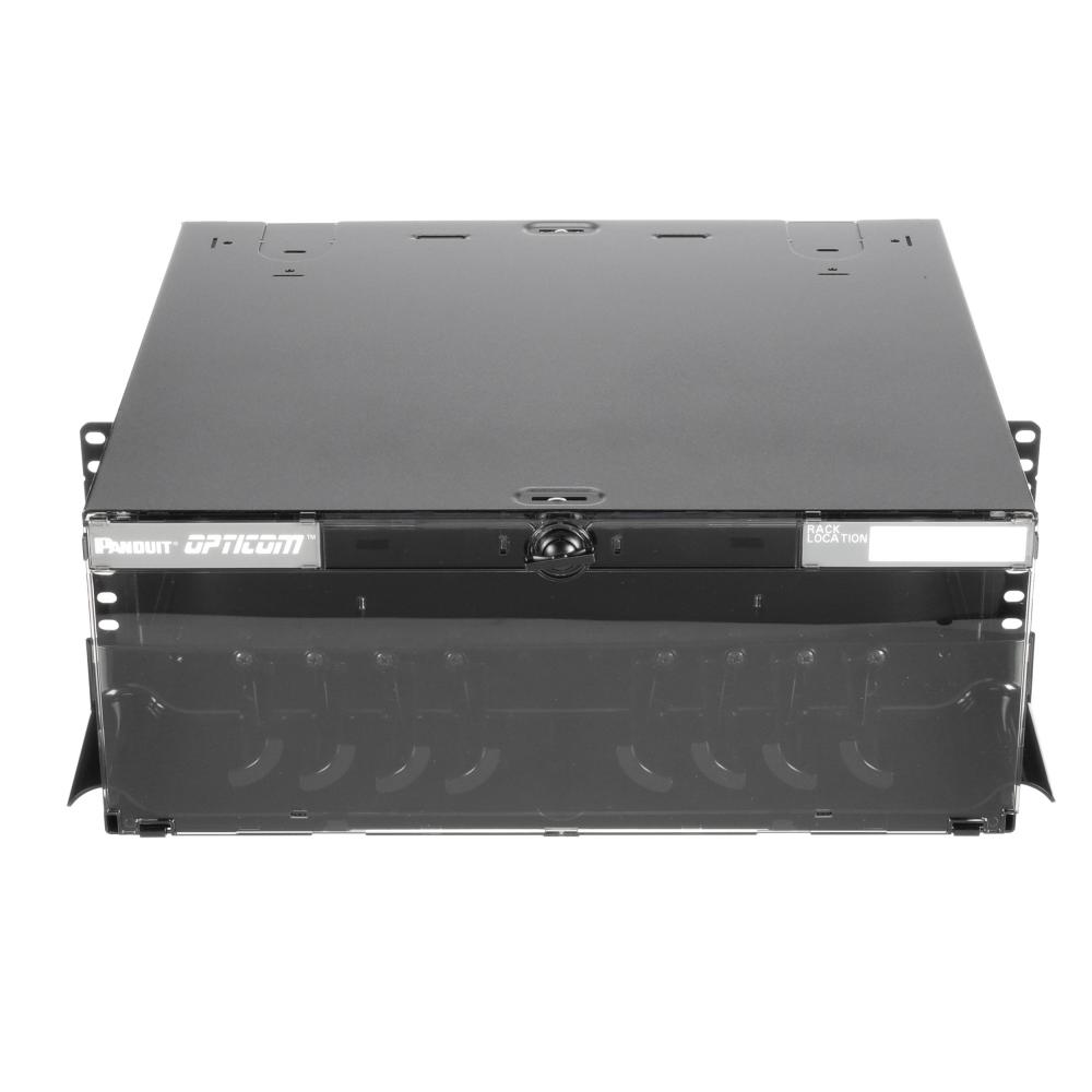 Opticom® Rack Mount Enclosure, Black, 4 RU, 12