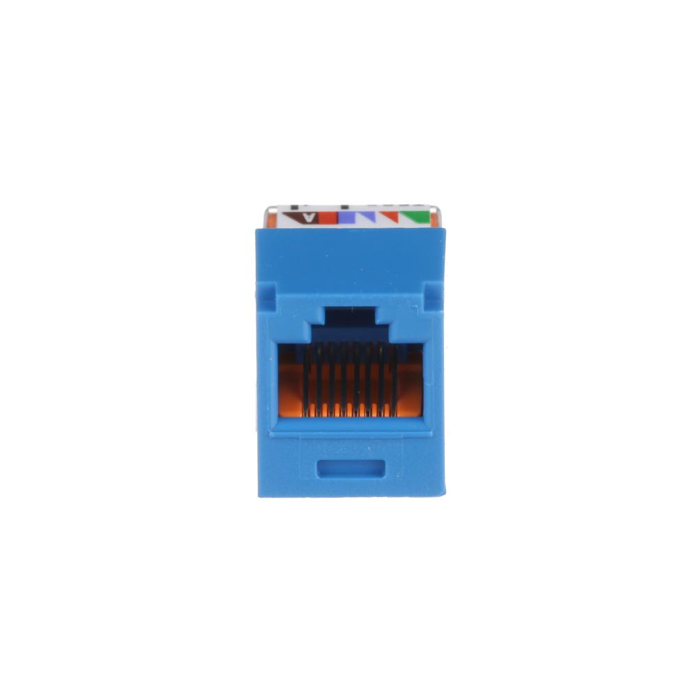 UTP RJ45 Cat 5e Leadframe Jack Module, Blue