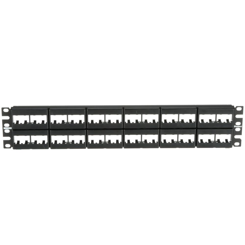 Mini-Com® Patch Panel, 48 Port, 2 RU, BL