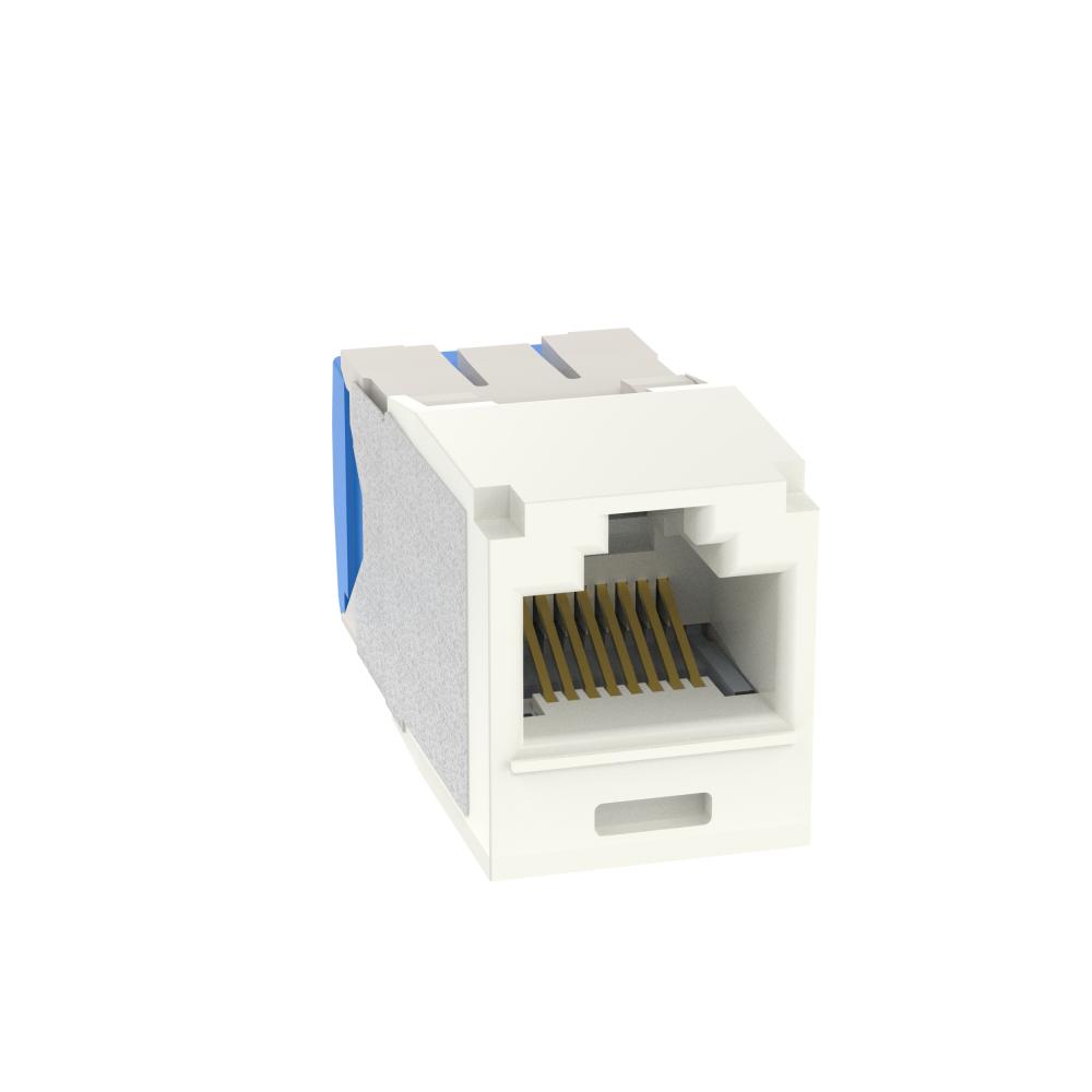 Mini-Com® UTP RJ45 Cat 6A TG Jack Module, IW