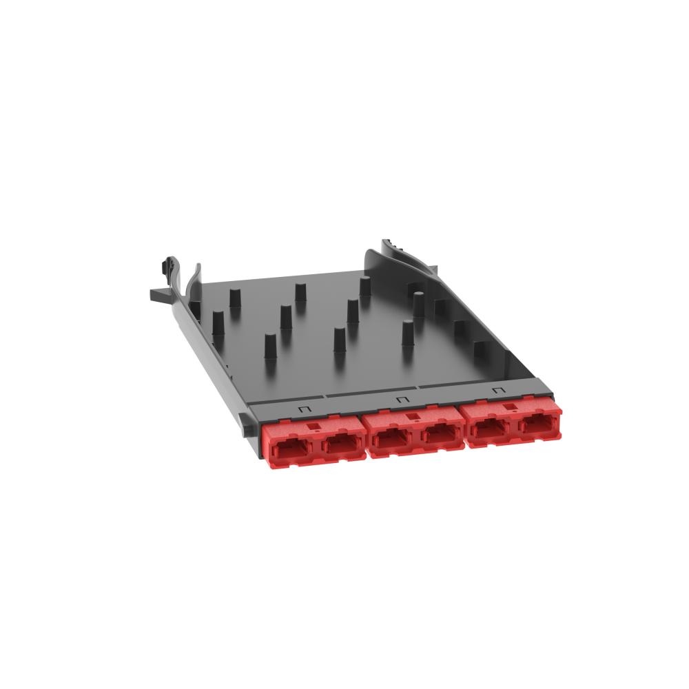 HD Flex™ MPO FAP, 6-port Type A, Red