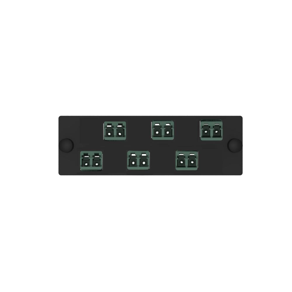 Opticom® Keyed C-Green/Non-Keyed FAP, OM4, 6 LC