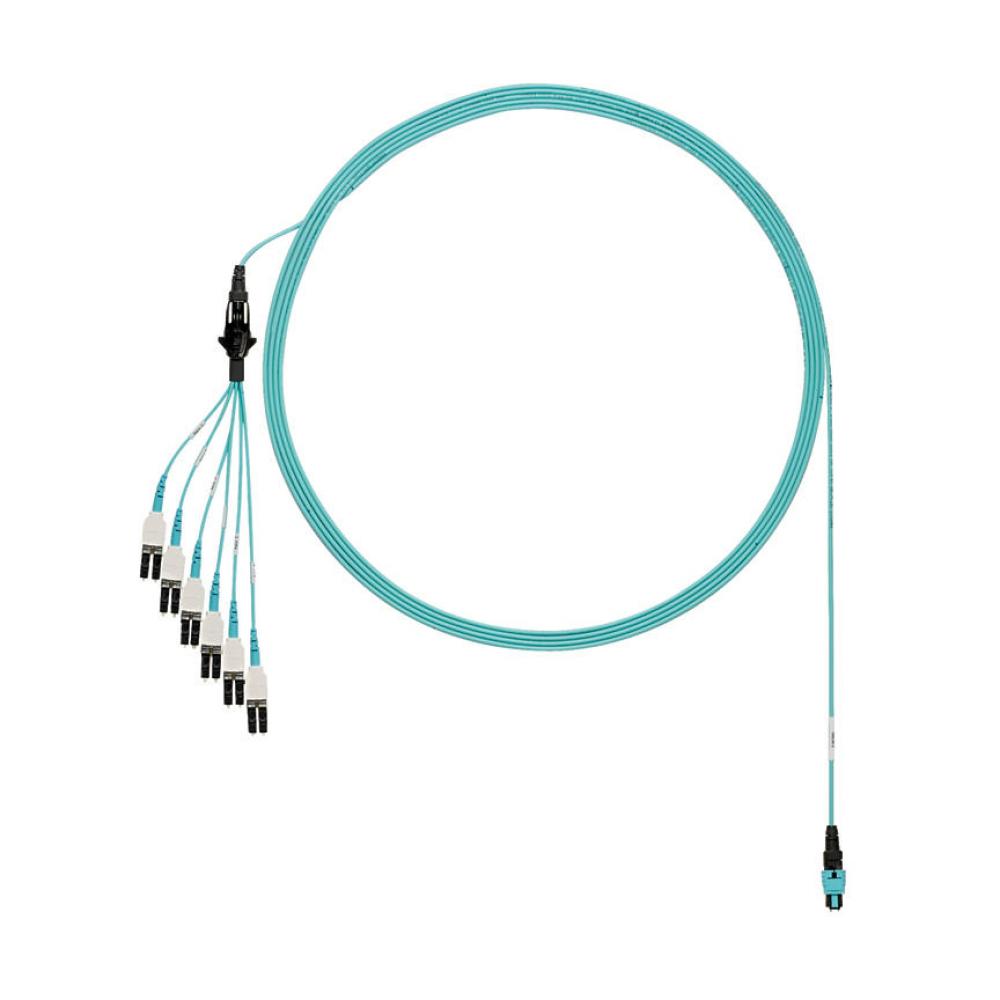 OM4,12-Fiber,RndHrnss,PMPOm,1L,PLEM,73ft
