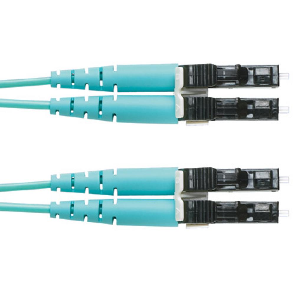2-fiber OM3 10 GbE LC to LC Duplex, OFNR