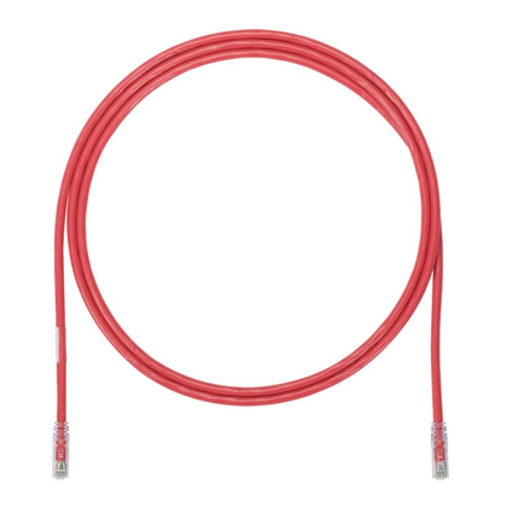 Copper Patch Cord, Cat 6A, Red UTP Cable