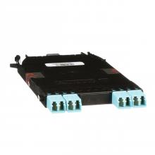 Panduit FHC3XO-08-10BN - HD Flex™ 4-1 Conversion MPO-LC Fiber Cassette