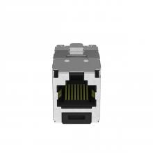 Panduit CJS6X88TGY - Shielded RJ45 Cat 6A TG Jack Module, Black