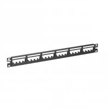 Panduit UICMPP24BLY - Mini-Com® UID Patch Panel, 24 port, 1 RU, BL