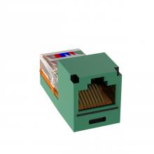Panduit CJ588GRY - UTP RJ45 Cat 5e Leadframe Jack Module, Green