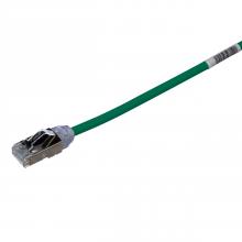 Panduit STP28X2.5MGR - Cat 6A 28 AWG Shielded Patch Cord, 2.5 m, Green