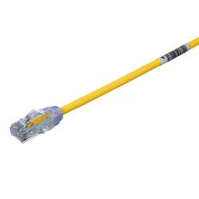 Panduit UTP28X2.5MYL - Cat 6A 28 AWG UTP Copper Patch Cord, 2.5 m, Yell