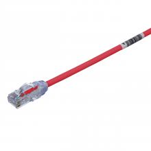 Panduit UTP28X1.5MRD - Cat 6A 28 AWG UTP Copper Patch Cord, 1.5 m, Red