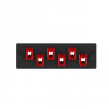 Panduit FAPH0624RDMPO - Opticom® FAP, 6 Key-Up/Key-Down MPOs, Type A, R