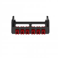Panduit FQMAP65RD - QuickNet™ Fiber Adapter Panel, SFQ, 6 MPO, Typ