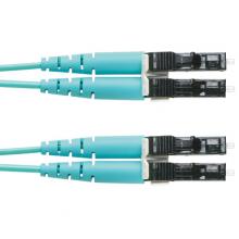 Panduit FXE10-10M2Y - 2-fiber OM3 10 GbE LC to LC Duplex, OFNR