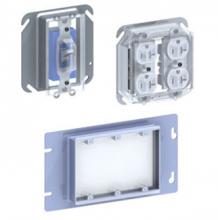 Legrand-Cablofil FP003415 - 1 Gang Plastic toggle sw cover w/ screw