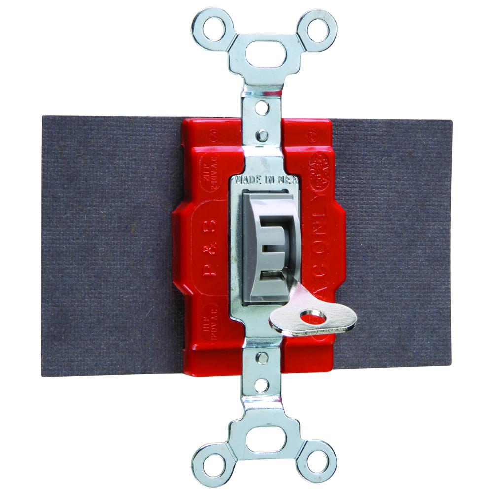 SW MAINTD  CNTRL 20A 120/277V (DPDT) GY