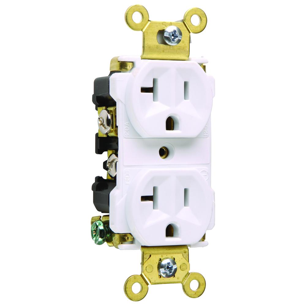 DUP RECEPT 20A/125VAC W