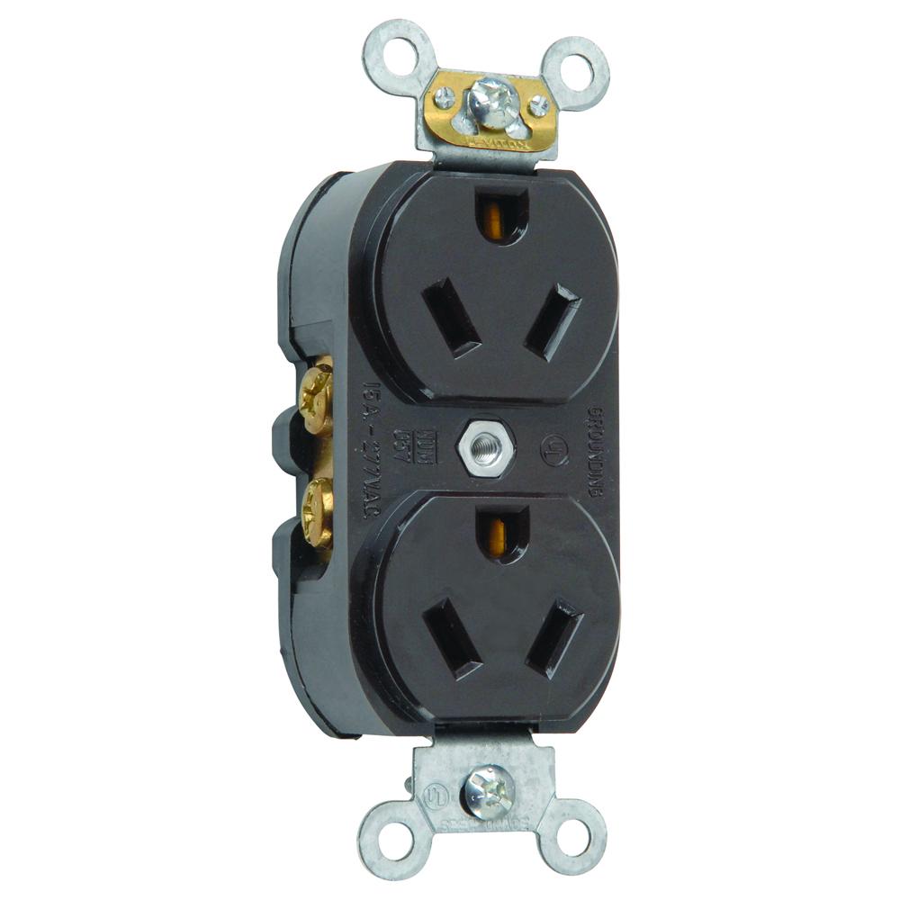 STR BLD RECP 2P 3W 15A 277V S-GRD
