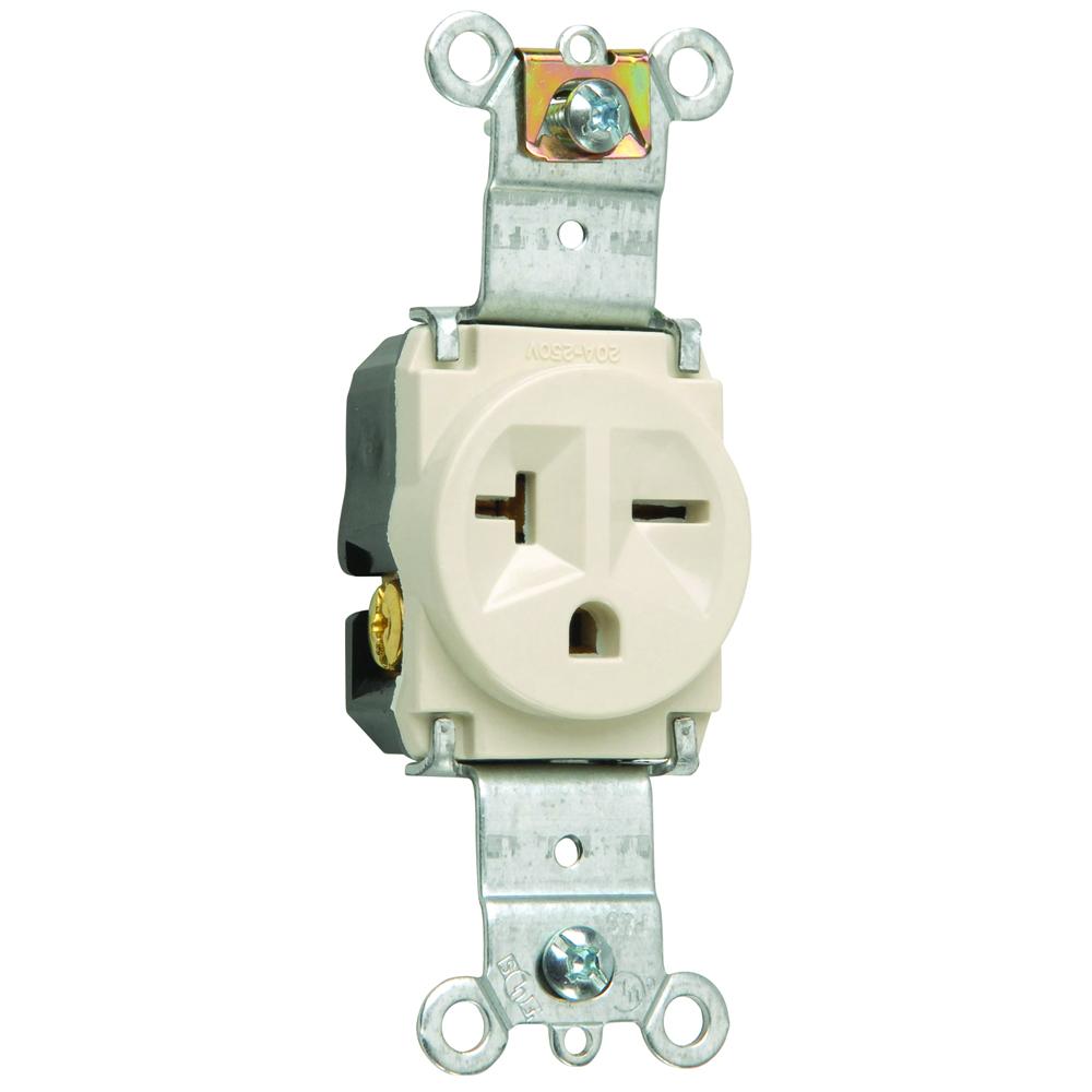 SINGLE RECEPTACLE 20A/250V BN