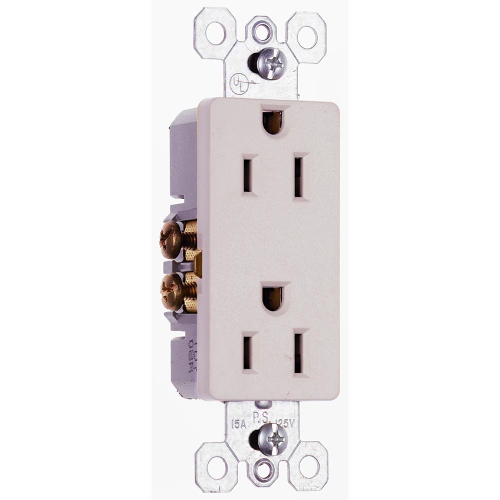 RADIANT 15A/125V DUP RECEP SELF-GRD LA