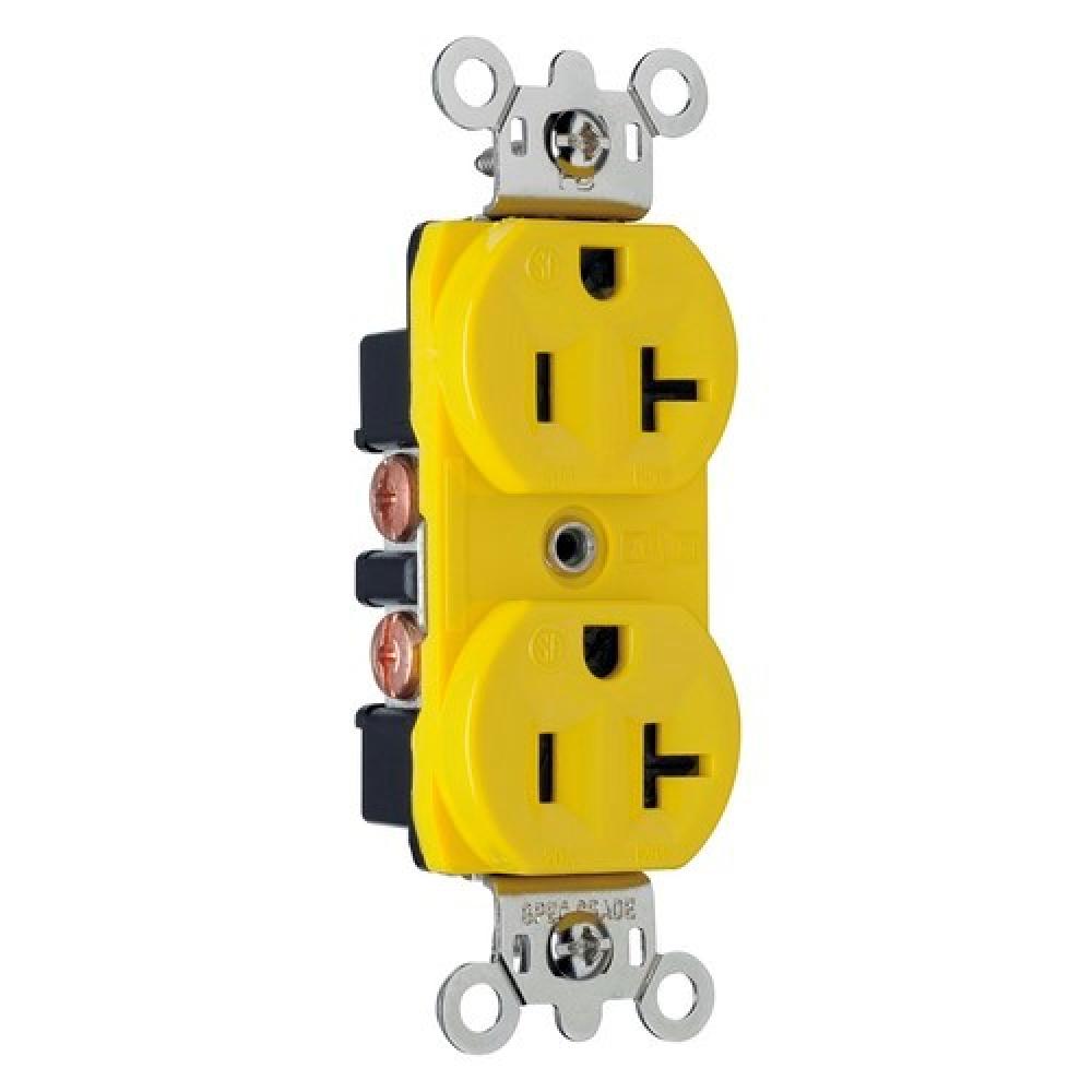 RECP DUP 20A 125V CORROSION RESIST  HD Y
