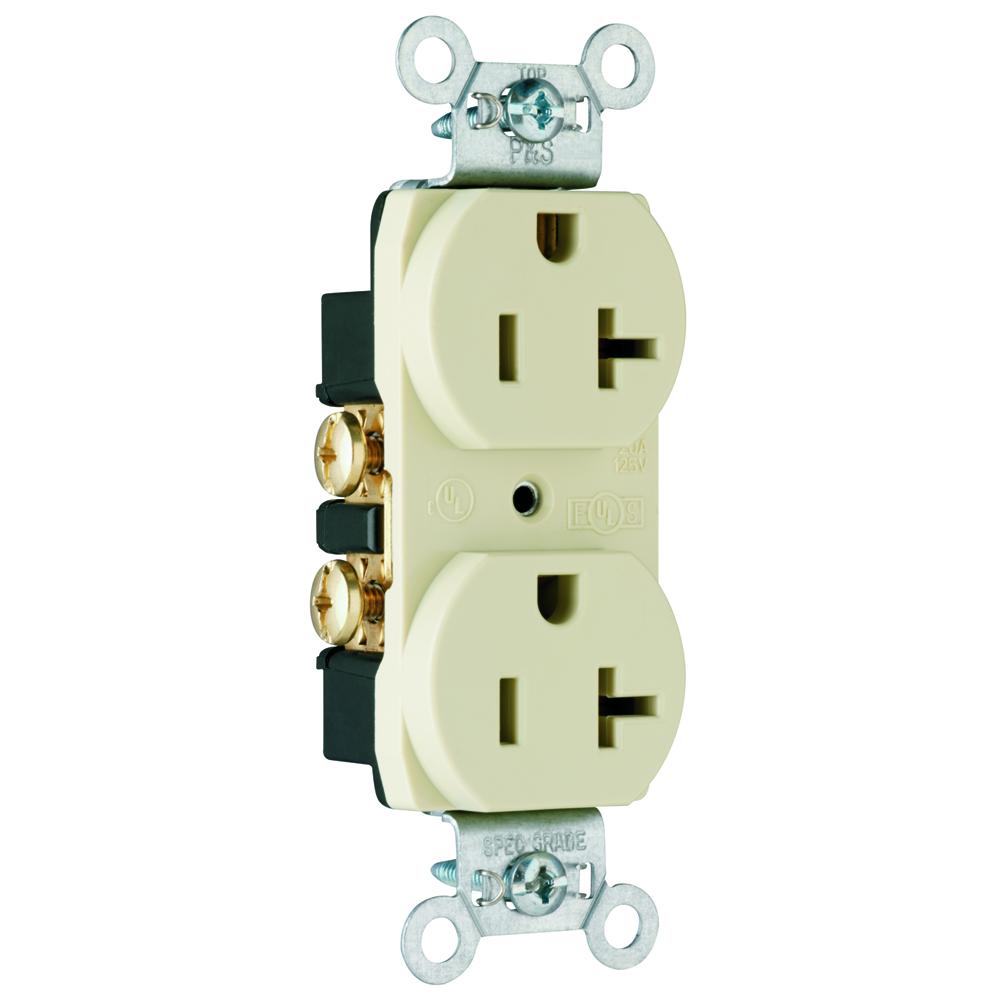 20A 125V CNSTN DUP REC SMTH FACE IV