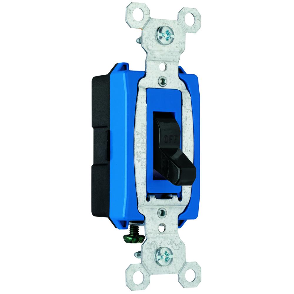 15A 120/277VAC S WIRE COMM SP SW BK