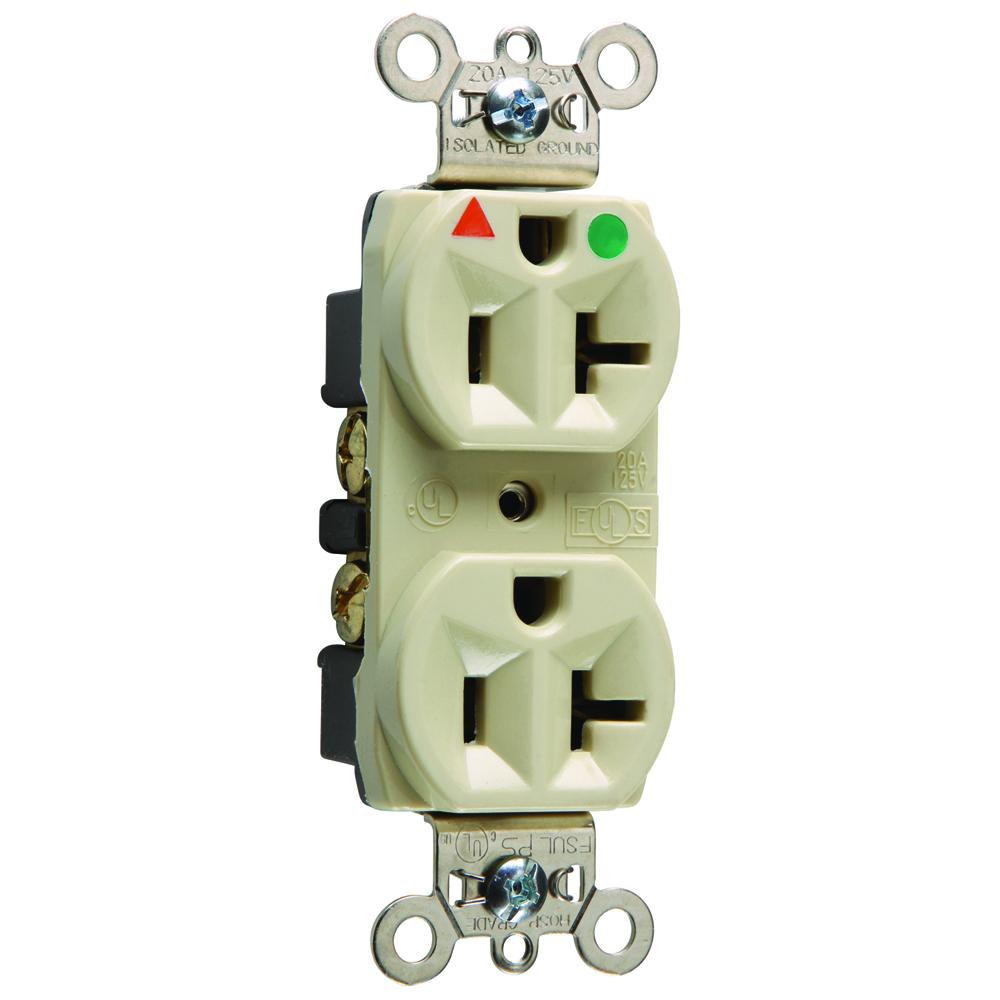 HG IG DUP RECEPT 20A 125V IV