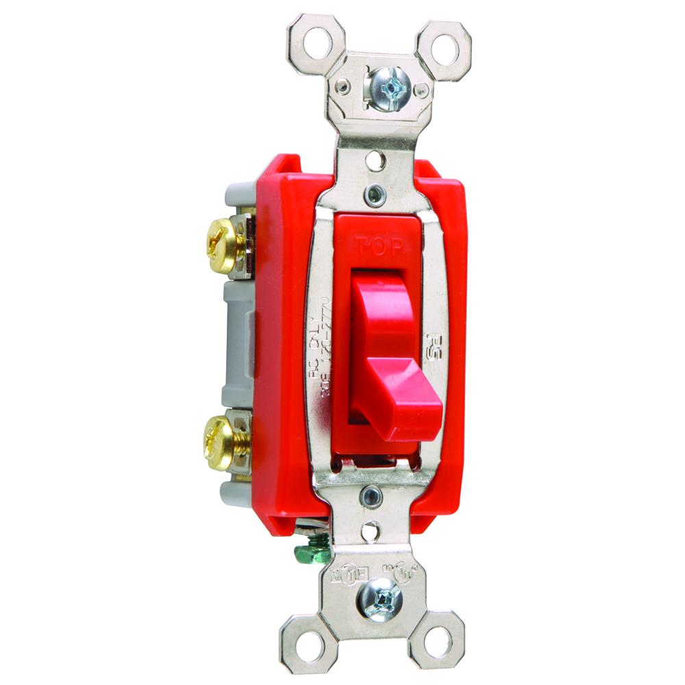 20A 120VAC B+S WIRE DP PILOT RED