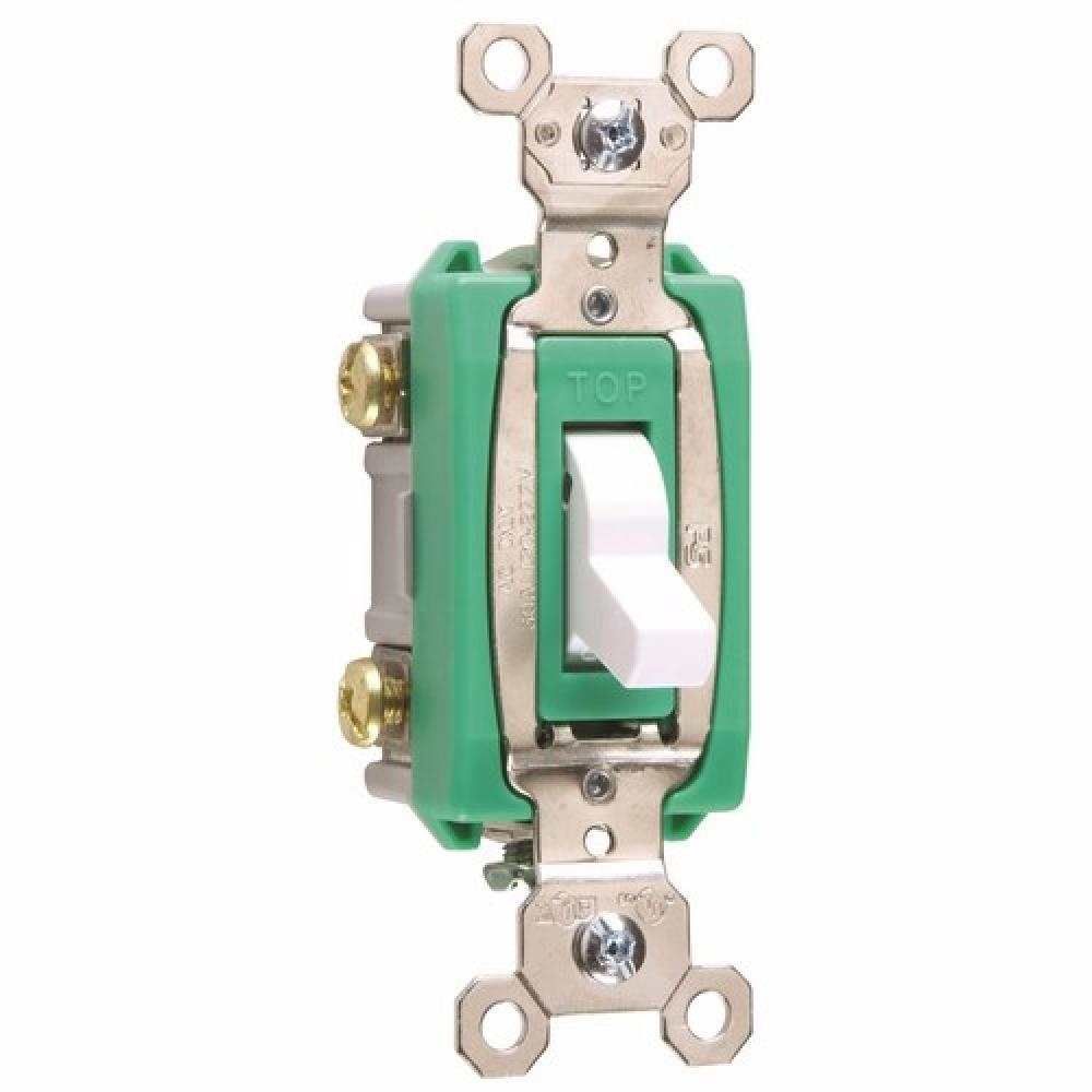 30A 120/277VAC B+S WIRE DP SW W