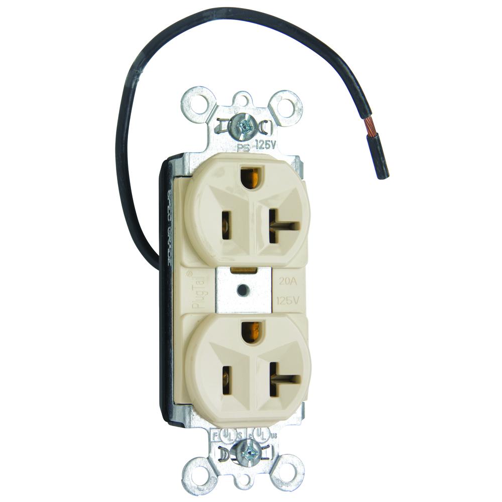 20A/125V SPLT CIRC DUPLX SPEC GR LA