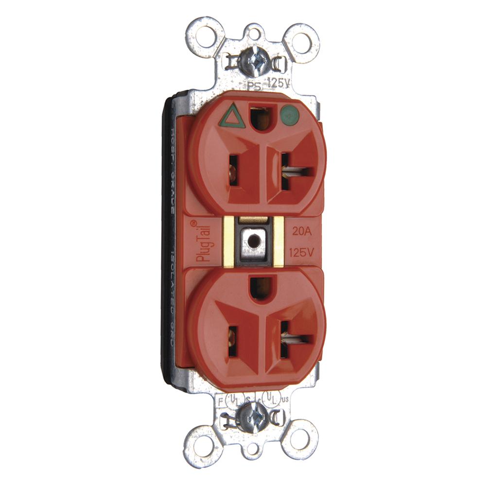 PT HG ISO GROUND, 20 AMP ORANGE