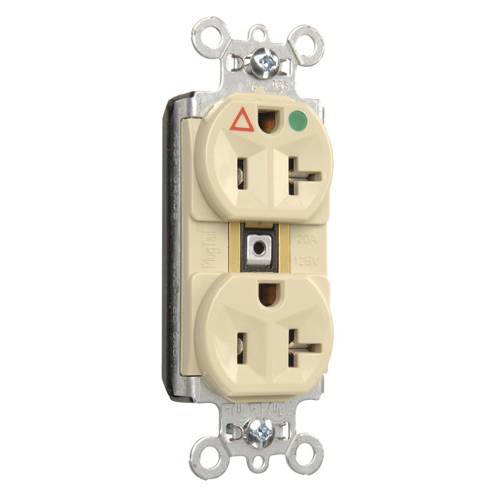 PT HG ISO GROUND, 20 AMP IVORY
