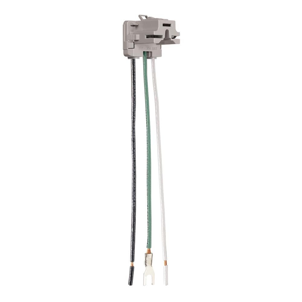 6 IN PT STR WIRE WITH FORK TERM