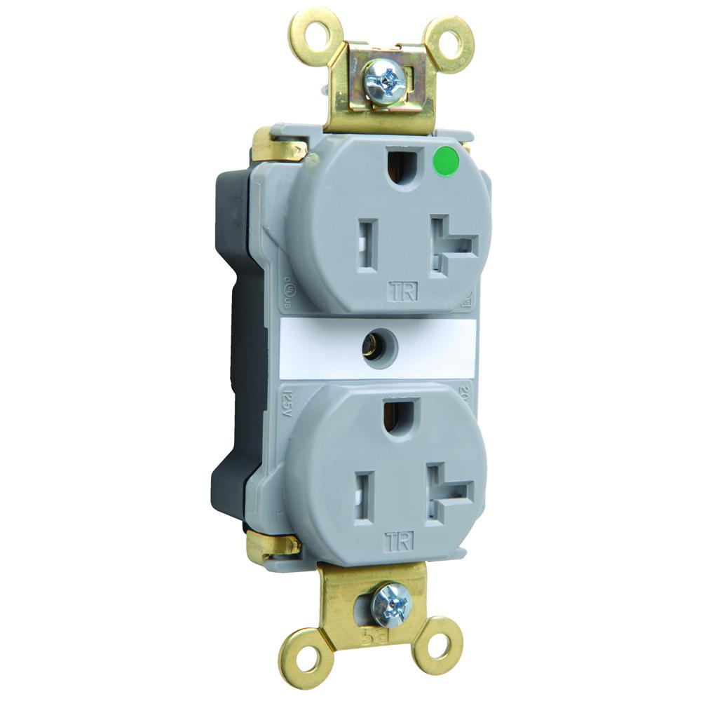 TAMPR RESISTANT HG  20A/125V GRY