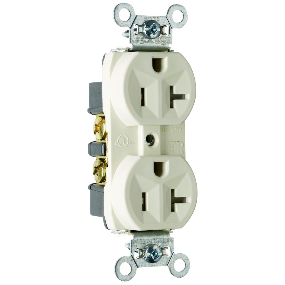 RECEP DUP TR B+S WIRE 20A/125V LA
